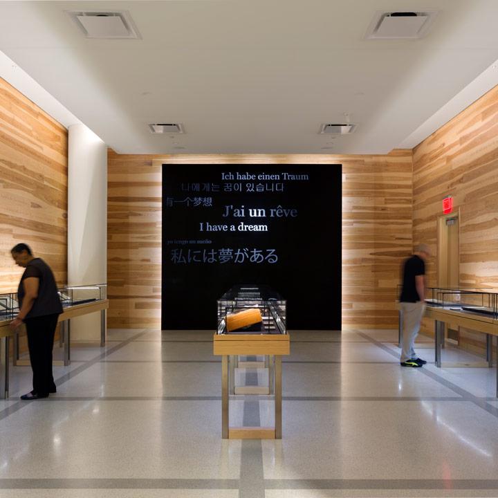 museum exhibit at the center for civil and human rights in atlanta designed by rockwell group