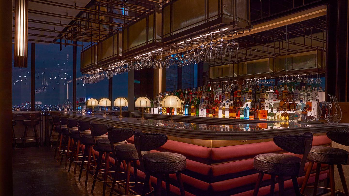 Bar at the Kimpton Hotel Tokyo at night