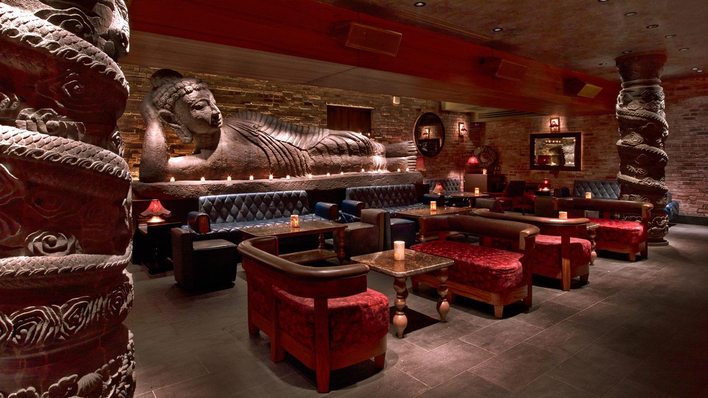 lounge in tao downtown, nyc architect