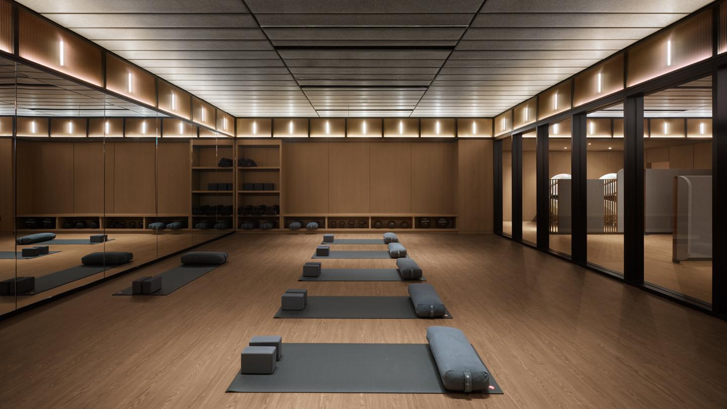Fitness room at 550 madison