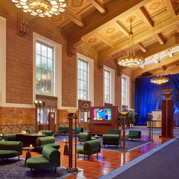 Waiting room of the 93rd Oscars ceremony, Los Angeles, Union Station