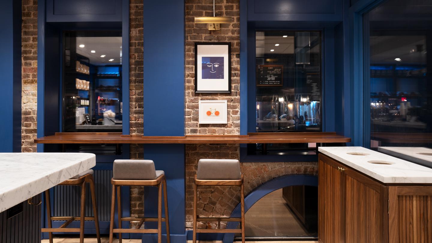 interior of daily provisions west village, danny meyer, nyc, interior design, architecture