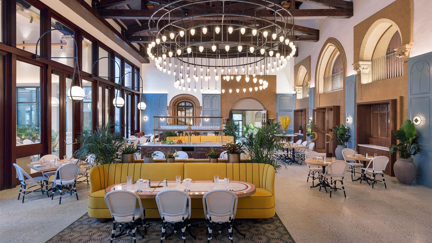 Sadelle's at The Boca Raton resort, Major Food Group, architecture, interior design