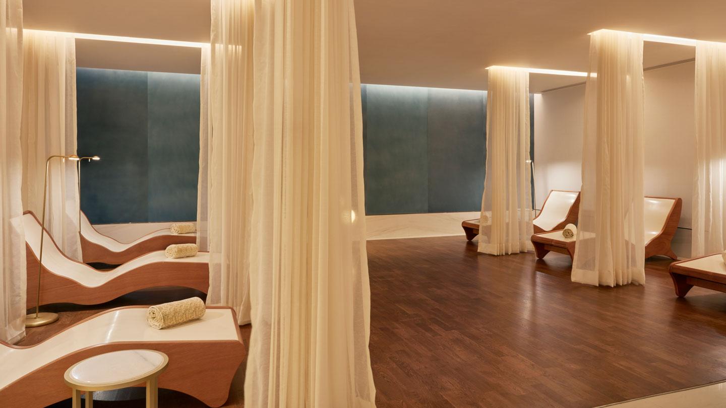 The treatment rooms at the Taj Mahal Palace designed by Rockwell Group.