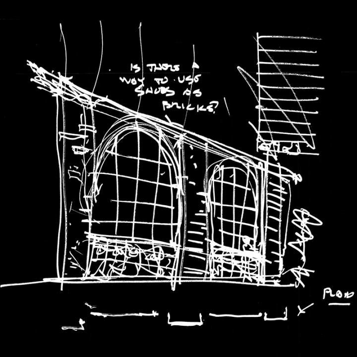 An early sketch from Kinky Boots