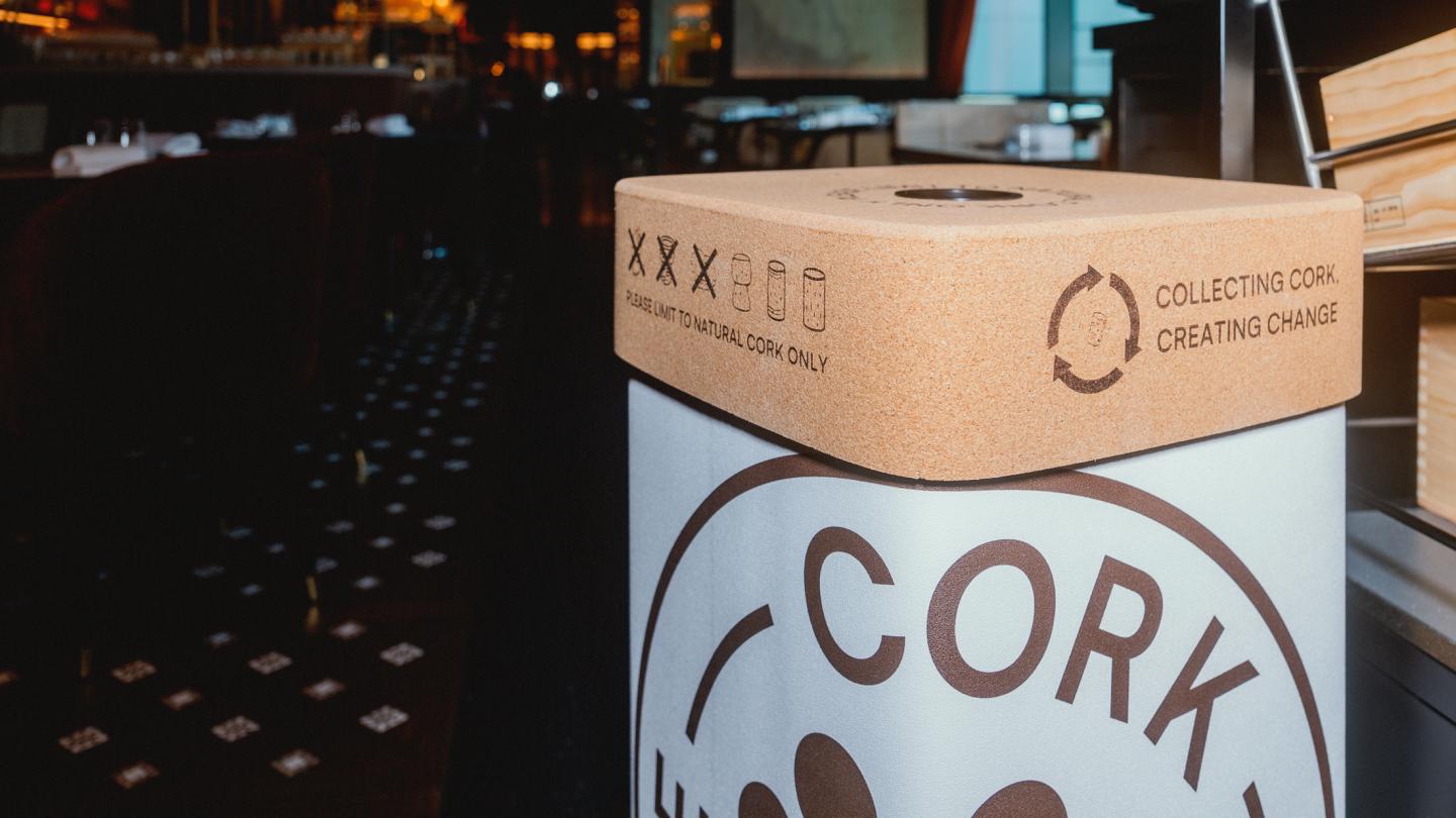 cork collective bin restaurant collection upcycling pro bono rockwell group nyc