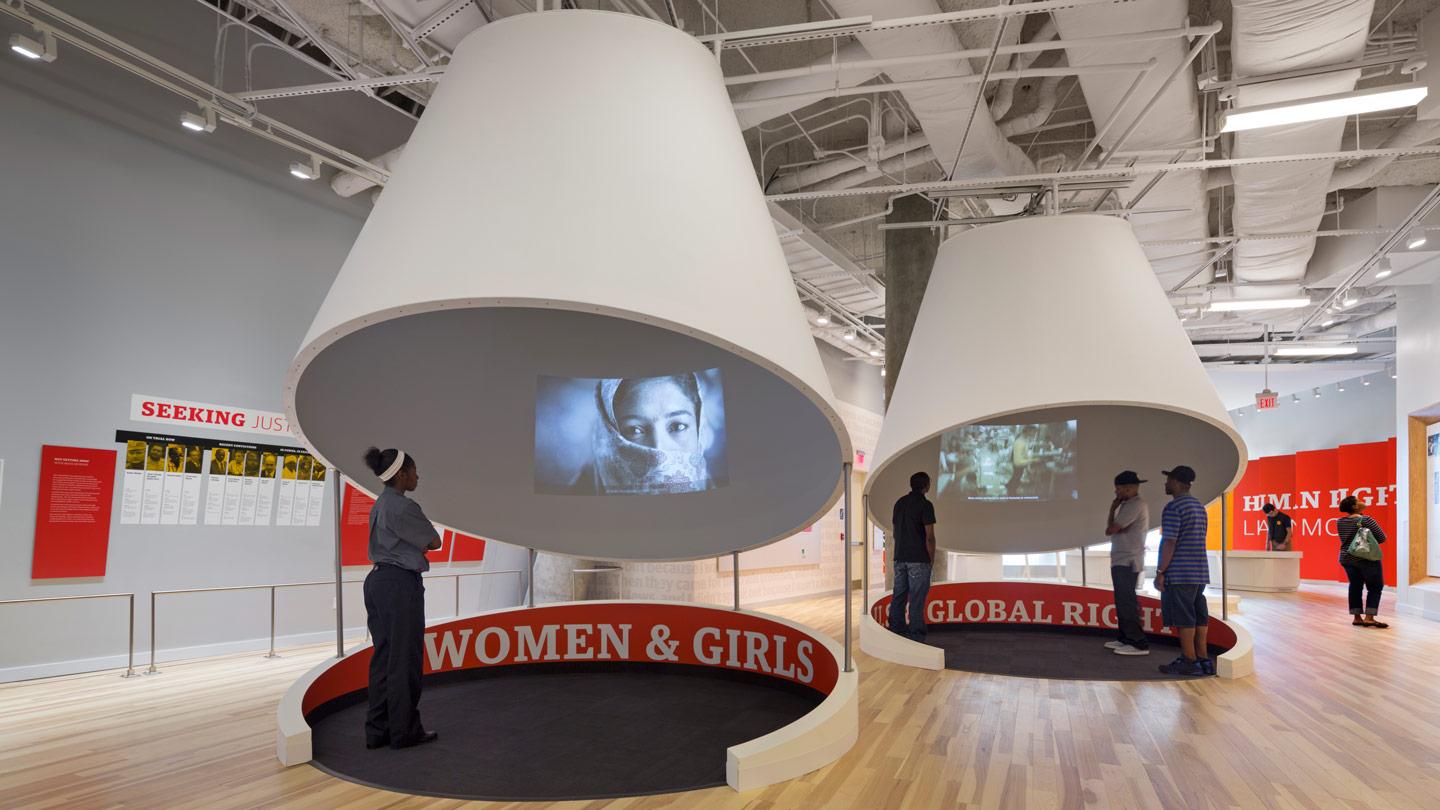 museum exhibit at the center for civil and human rights in atlanta designed by rockwell group