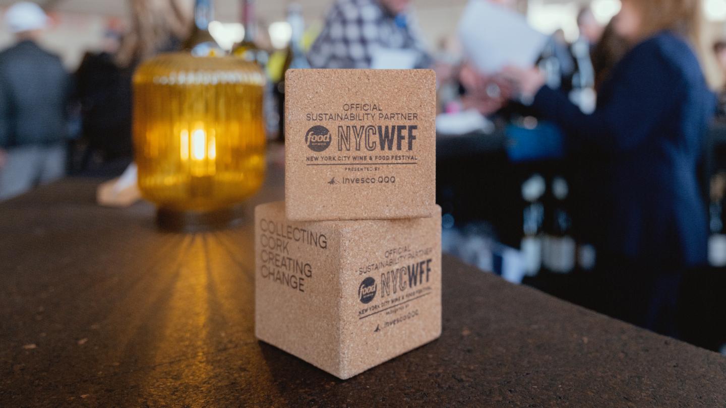 nycwff cork collective booth cork information blocks